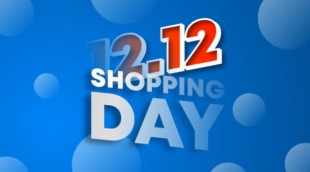 istock 12.12 sale web banner of shopping day illustration 1350681942