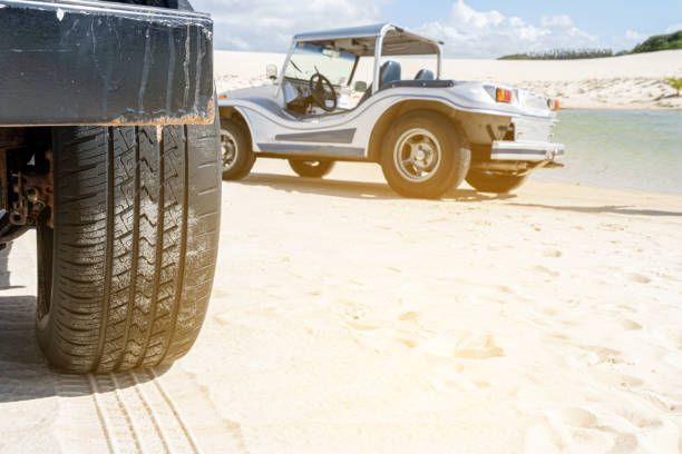 Buggy car ride through the dunes of the coast of Brazil.