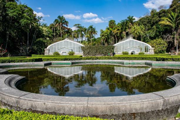 istock Twin greenhouses 1350698473
