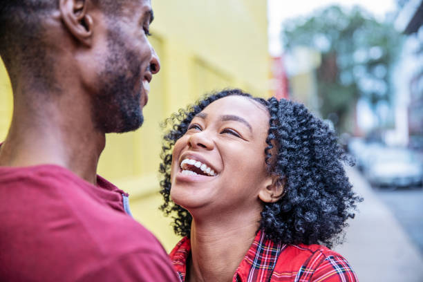 istock Happy Young Couple Outdoors 1350721207