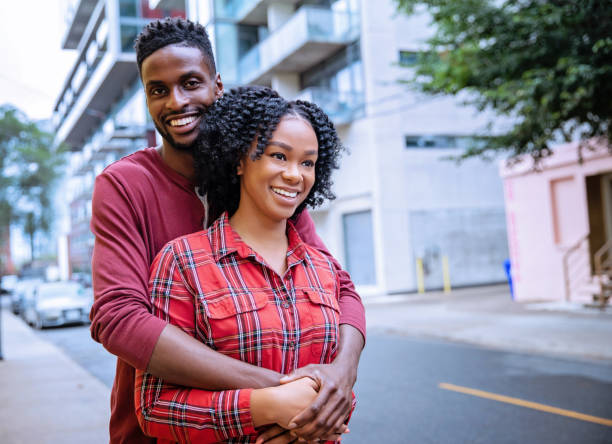 istock Happy Young Couple Outdoors 1350721210