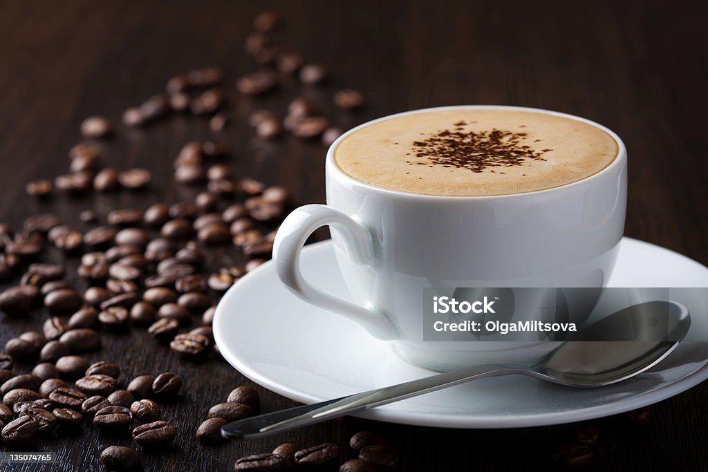 cup of coffee Black Color Stock Photo