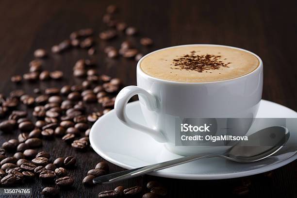 Cup Of Coffee Stock Photo - Download Image Now - Black Color, Brown, Caffeine