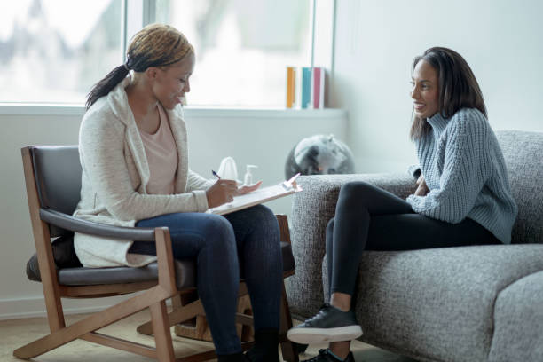 istock Sitting in a Counselling Appointment 1350747995