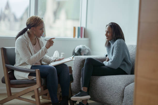 istock Sitting in a Counselling Appointment 1350747998