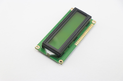 Display module most widely used in open-source hardware and software projects, Liquid crystal display module that can display alphanumeric characters in 16x2 rows and columns