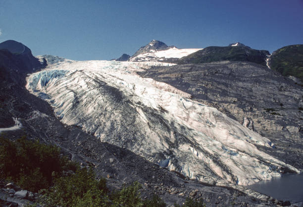 Alaska - Richardson Highway - Worthington Glacier Close-up 1997