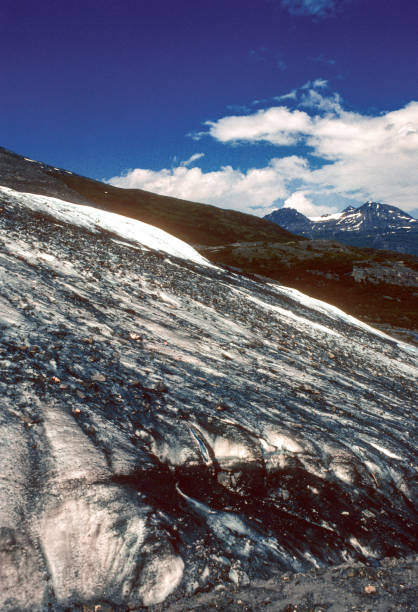 Alaska - Richardson Highway - Worthington Glacier Close-up Vertical 1997