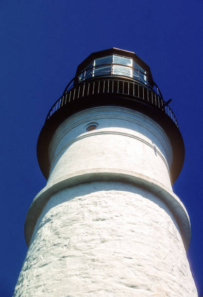 Portland Head Light - Lower Close-up Low Angle 1985