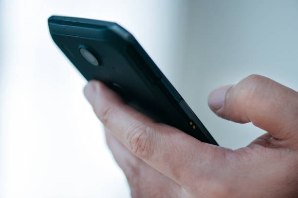 istock Image of operating a smartphone 1350768774