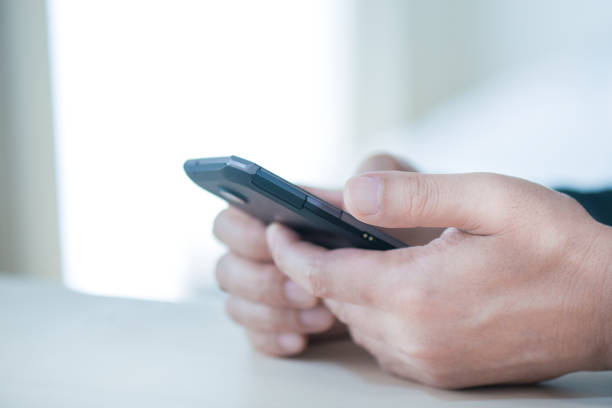 istock Image of operating a smartphone 1350768796