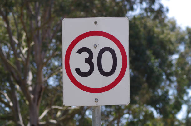 istock 30 km speed sign close up 1350774333