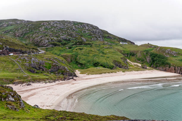 istock Sandy Ceannabeinne Beach - Durness - Scotland 1350777973