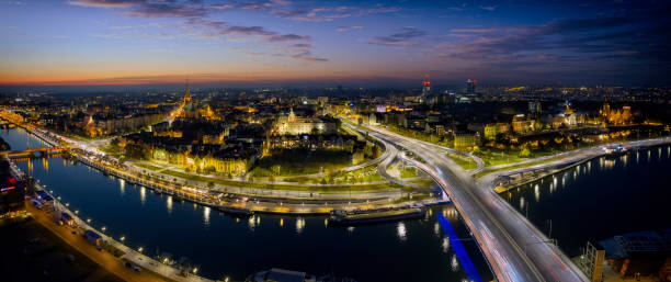 istock Szczecin by night, Poland 1350778398