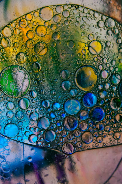 istock Water and Oil Bubbles color abstract 1350778462