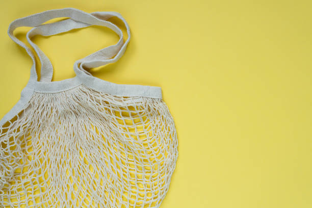 istock Eco-friendly cotton shopping bag. Conscious consumption 1350785284