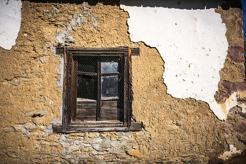 Aribe village in Navarra Pyrenees of Spain in Valle de Aezkoa valley