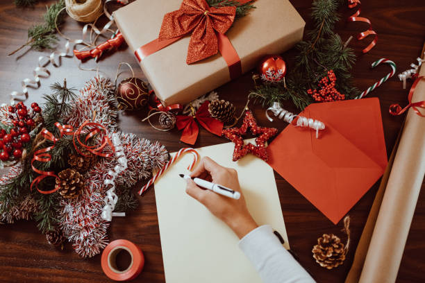 istock Put your Christmas wishes on paper 1350792552