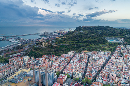 Viewpoint Of Barcelona on Montjuïc hill, Mirador Viewpoint