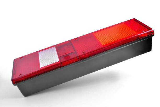 back light, car tail light, multi-section truck tail light, auto part, car detail, clouse up