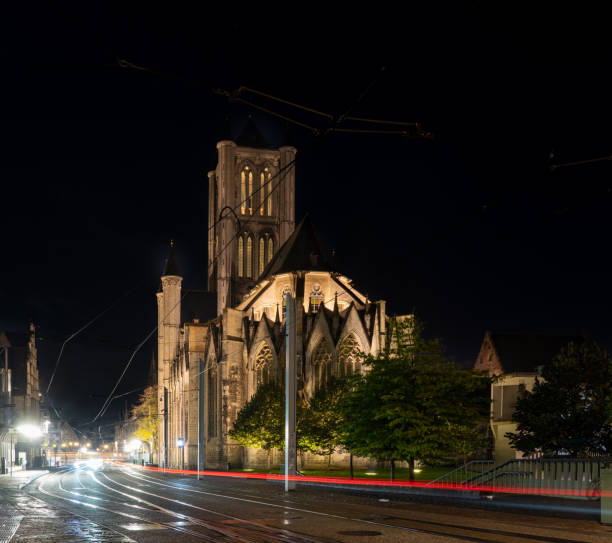 istock Saint Nicholas Church in Ghent 1350804026