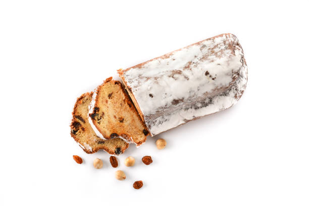 istock Traditional German Christmas stollen 1350806785