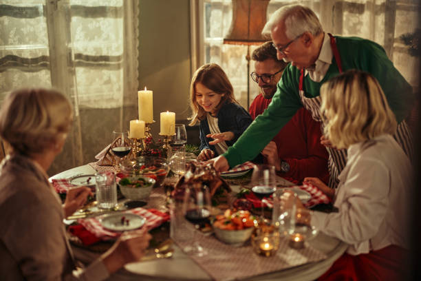 istock Family spending Christmas day together 1350815392