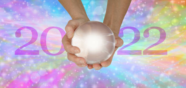 istock Fortune Teller's Crystal Ball predictions for 2022 message banner 1350815761