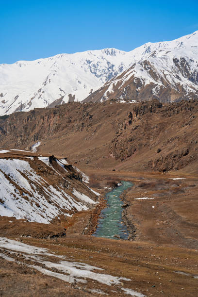 istock A mountain river with clear icy water flows through a mountain deer in early spring 1350817355