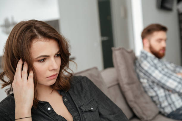 istock Sad quarrel loving couple 1350822713