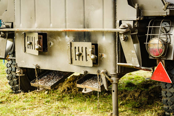istock Field kitchen for cooking camp food. 1350831634