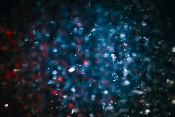 istock Space abstract background. Blue shiny crystals texture. Christmas backdrop. 1350833319