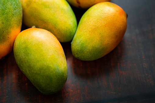 Mango composition background