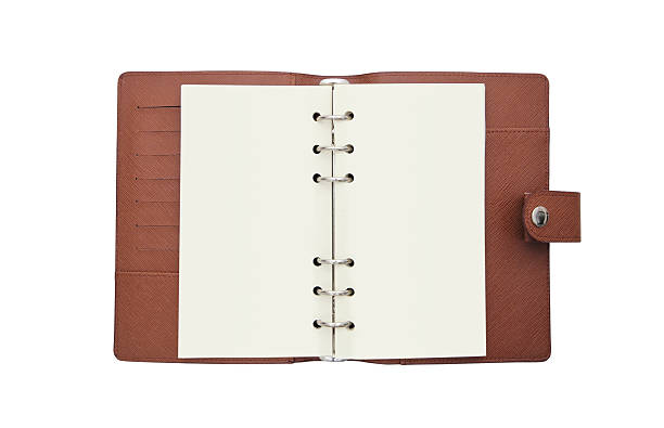 istock Open book with blank pages isolated over white background 135083685