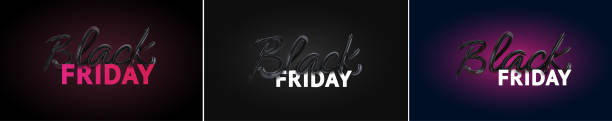 ilustraciones, imágenes clip art, dibujos animados e iconos de stock de super venta black friday. fondo oscuro blanco y rojo texto con letras. ilustración vectorial - black friday