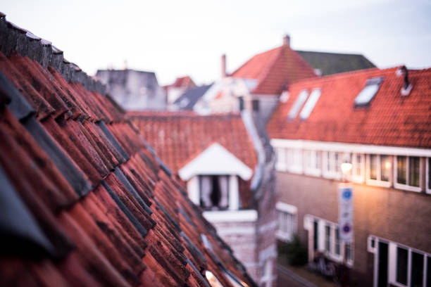 view on the roofs of Middelburg