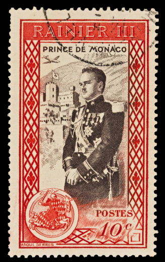 UK - CIRCA 1950: A stamp printed in UK shows image of the George VI (Albert Frederick Arthur George) was King of the United Kingdom and the Dominions of the British Commonwealth, circa 1950.