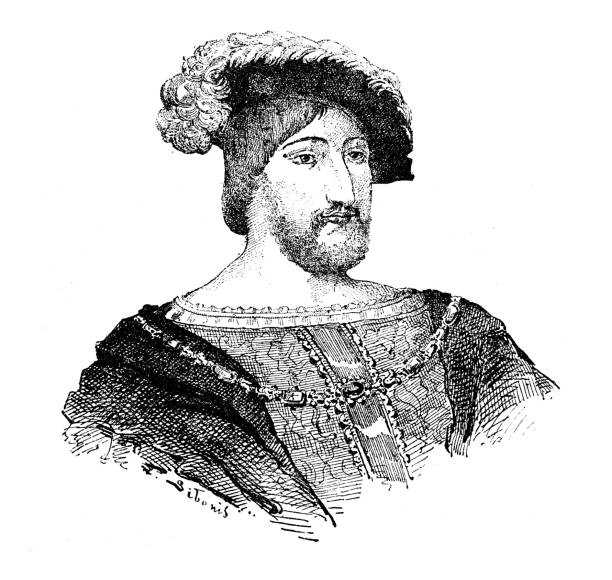 istock Antique illustration: Francis I of France 1350851464