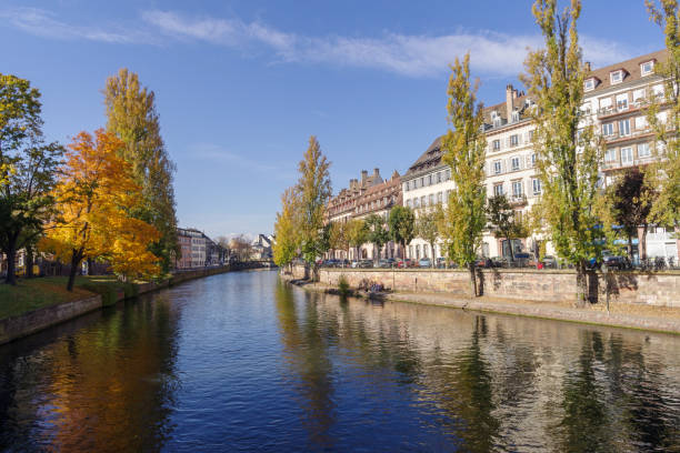 istock France, Strasbourg, old buildings at riverside 1350851656