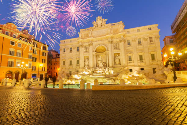 istock Fountain di Trevi in Rome, Italy 1350854584