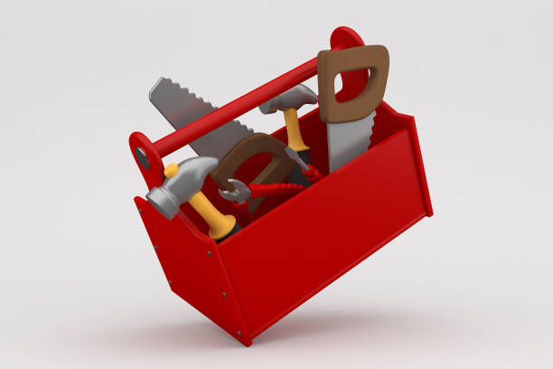 ツールボックス - construction construction material work tool nail ストックフォトと画像