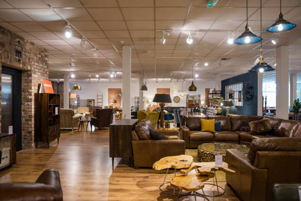 istock Empty Furniture Store 1350859206