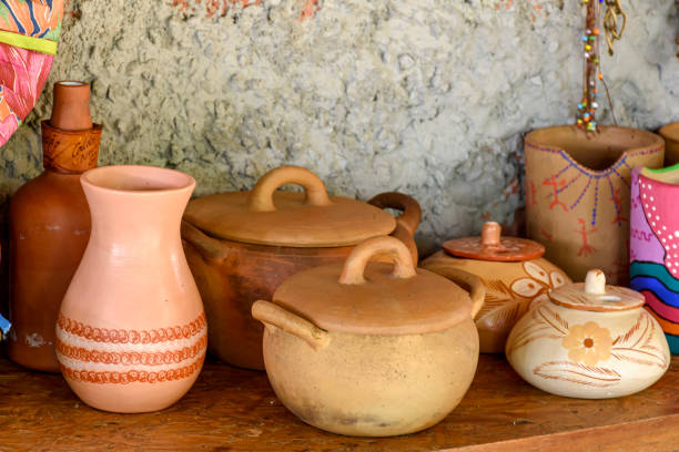 istock Typical Brazilian painted clay crafts 1350862641