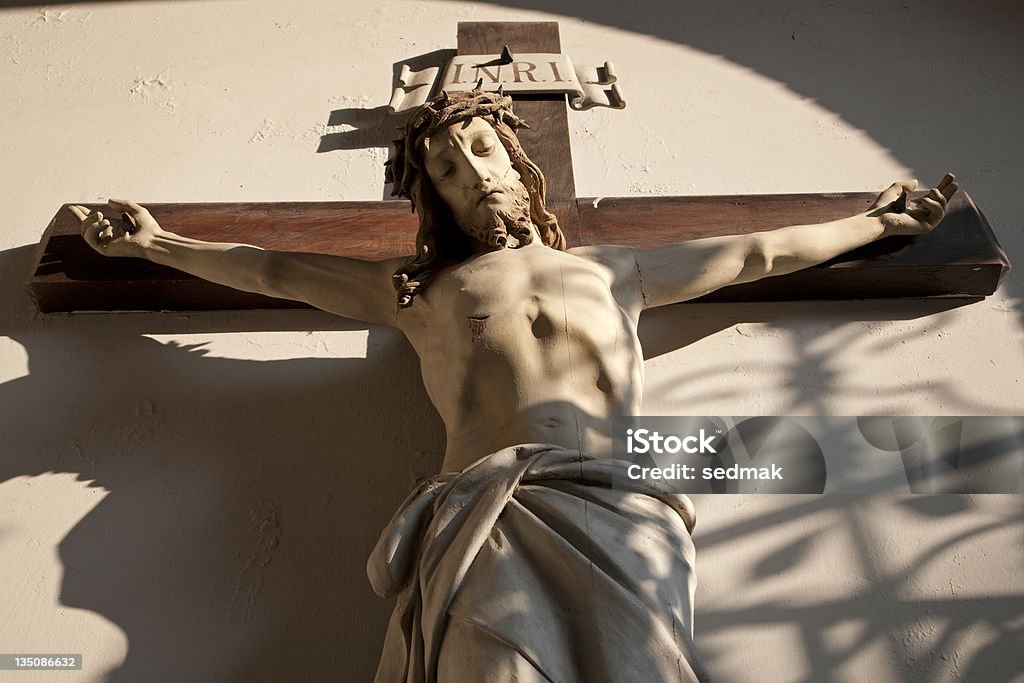 Jesus Christus am Kreuz - Lizenzfrei Ausdauer Stock-Foto