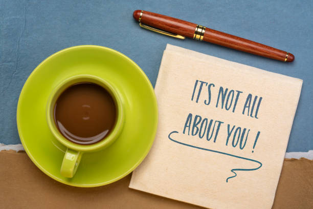 istock It is not all about you - reminder note 1350868035