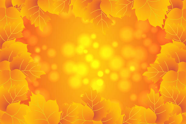 istock autumn background with leaves, autumn leaves background vector. Autumn leaves Maple autumn background 1350868967