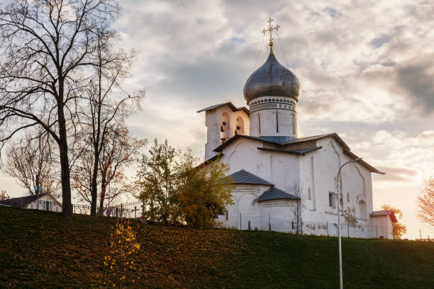 istock Old church in Pskov 1350876435
