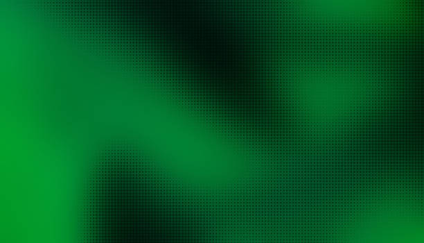 gradient halftone pattern diagonal on dynamic fluid green background. black dots, green halftone texture. pop art luxury halftone, comics background. gradient halftone pattern diagonal on dynamic fluid green background. black dots, green halftone texture. pop art luxury halftone, comics background. pop art photos stock pictures, royalty-free photos & images