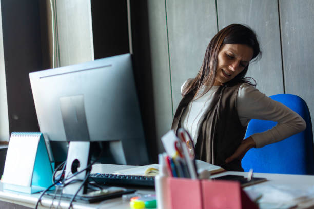 istock Working at a desk all day isn't good at all 1350883712