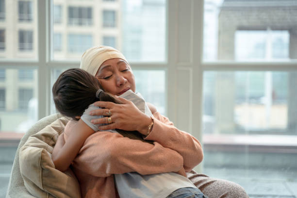 istock Visiting Grandma with Cancer 1350895847